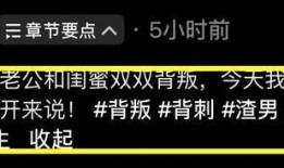 网红阿桃遭老公和闺蜜背叛！婚房中苟且被抓直言享受出轨快感